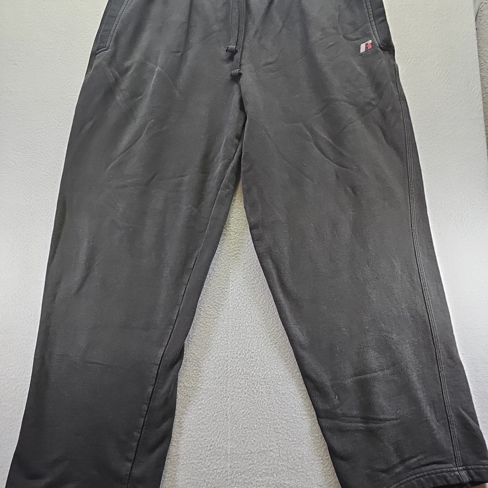 Russell Men's Black Pants Black Size L
